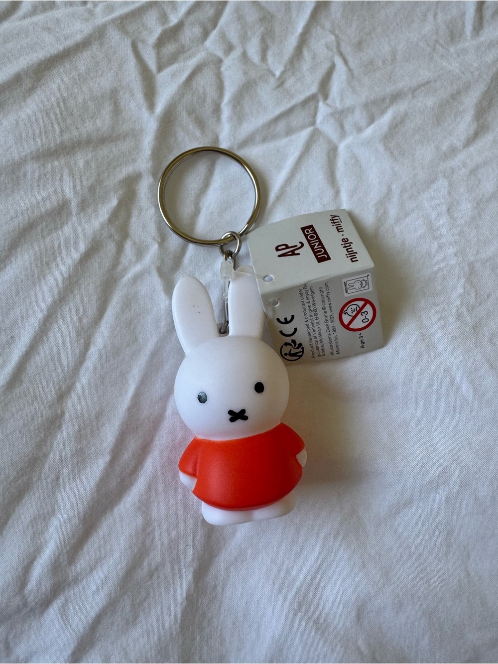 3D Miffy Keychain – Red